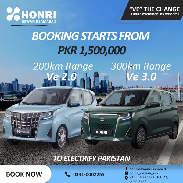 Introduces the Honri Ve 2.0: A Revolutionary Small Hatchback Electric Vehicle